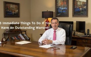 Stephen Gustitis with blog title"3 Immediate Things To Do if You Have An Outstanding Warrant"